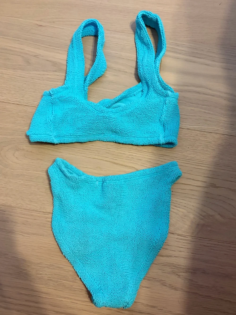 Hunza g Juno bikini in aqua
